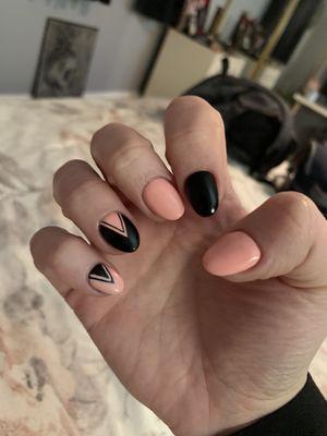 Acrylic gel manicure