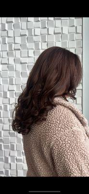 Red Brown  Color , Layers Haircut