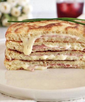 Pan Fried Cheese Mortadella