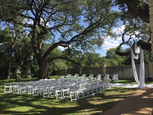 Cathedral Oaks Outdoor Ceremony