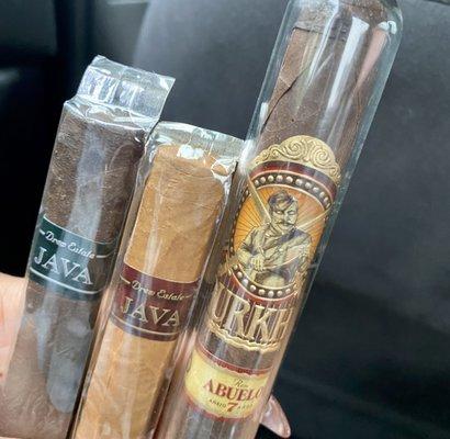 Hubby's cigar re-stock!