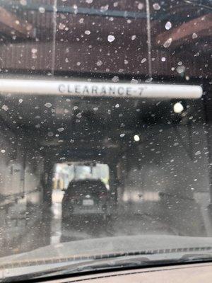 Car wash entrance