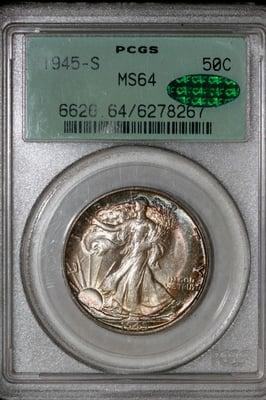 We stock rare Walking Liberty Half Dollars