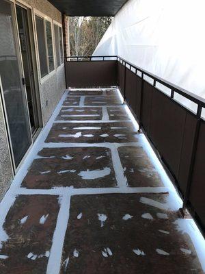 Mercer Tower 4th Floor Patio Repair