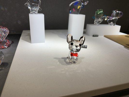 French Bulldog Crystal Figurine