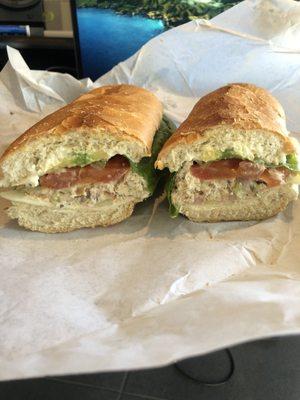 Super Deluxe Tuna sandwich