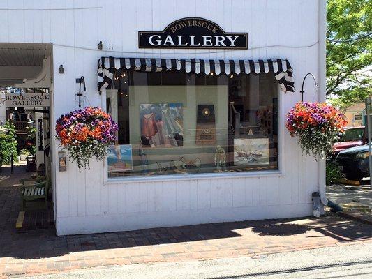 Front of gallery located right on Commercial Street, Provincetown, Ma.