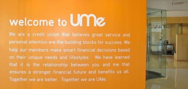 UMe Entry / Welcome Wall