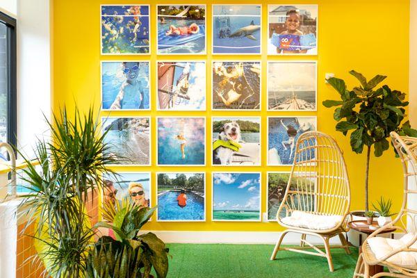 Framebridge's summer gallery wall