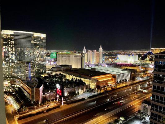 View of the Strip.