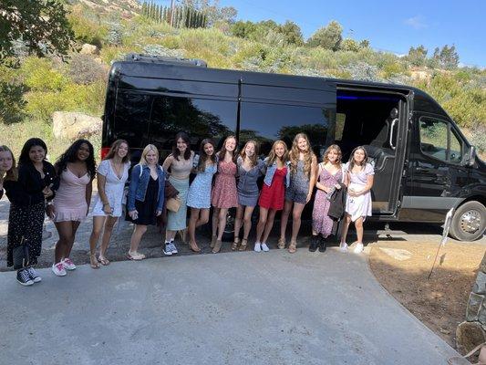 Sweet 16 Party Bus