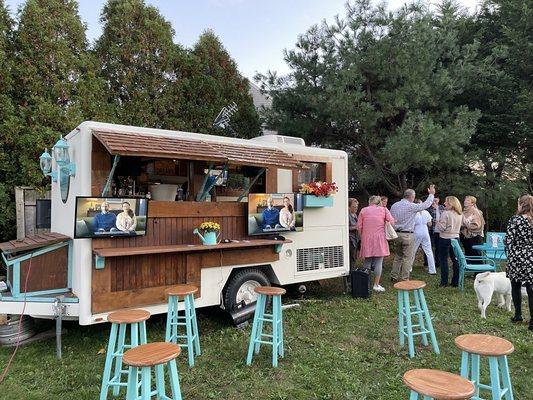 The tavern at a wedding rehearsal