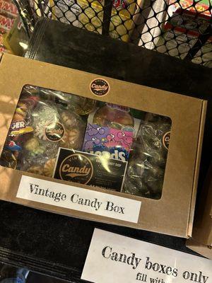 Vintage Candy Boxes - by the decade or any custom mix you want