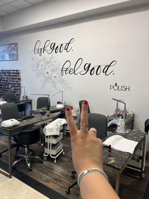 Cute Wall Art & My Fresh Mani