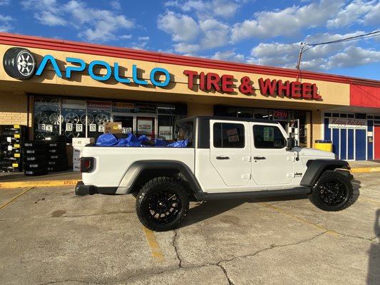 Installed new wheels & tires