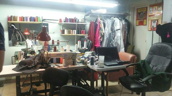 Their alteration station.