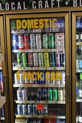 Domestic & 6 Pack Beers