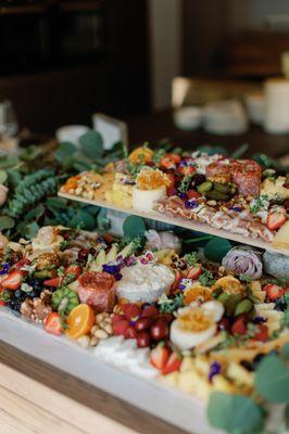 The beautiful grazing table