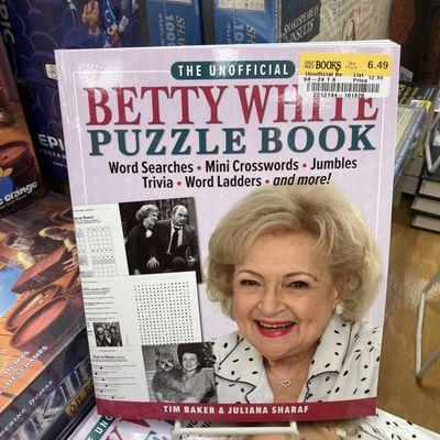 Betty White Puzzle Book