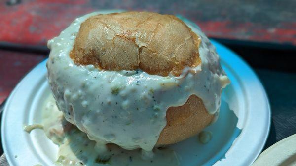 Sour Dough Clam Chowder