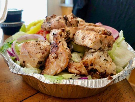 Chicken Spiedie Salad