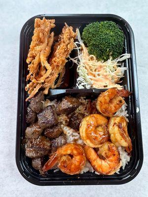 Combo beef and shrimp