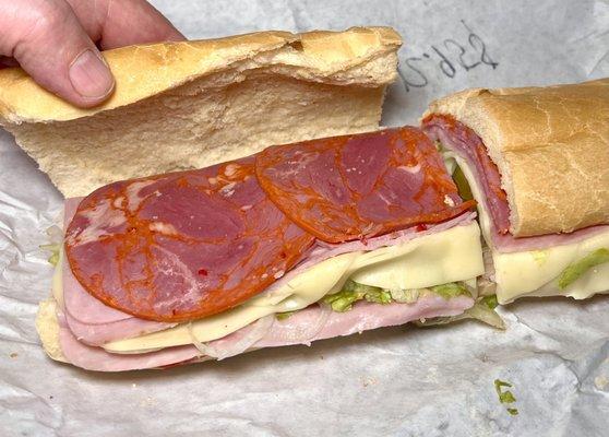 Whole Italian grinder