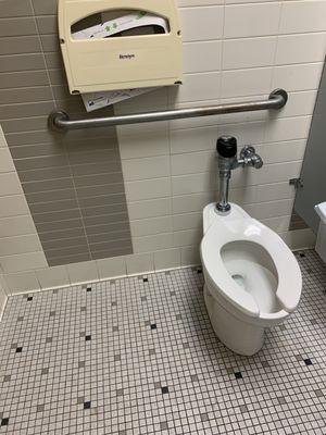 No toilet seat cover