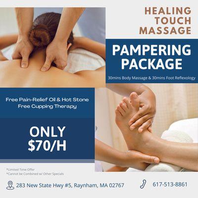 Healing Touch Massage
 283 New State Hwy #5, Raynham, MA 02767
 Call us at 617-513-8861