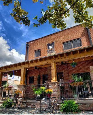 Our large covered porch is available for good times 365!