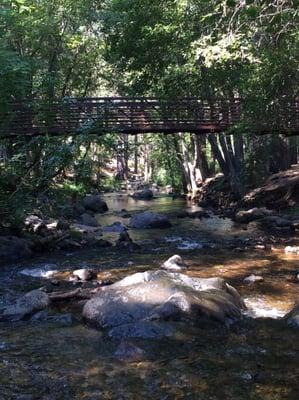 The river at Family camp