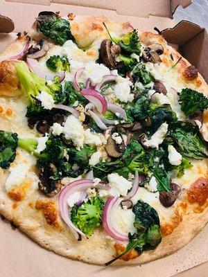 White Veggie Pizza