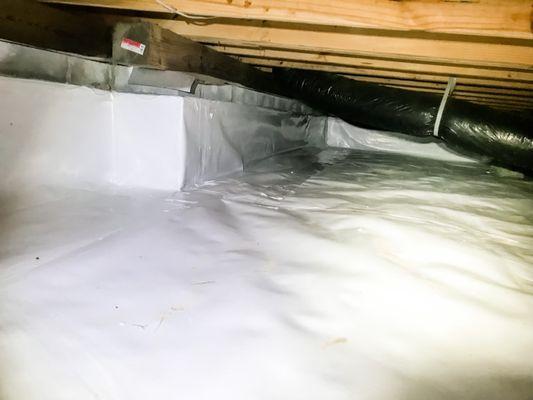 20 mil encapsulation in Crawlspace