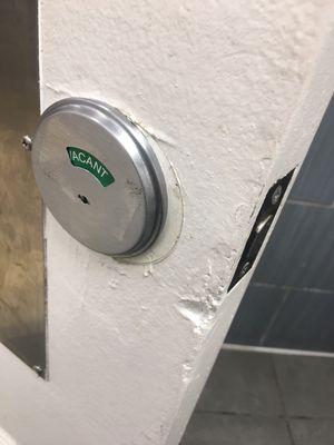 Bathroom indicator locks