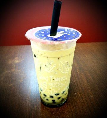 Jasmine milk tea, too sweet