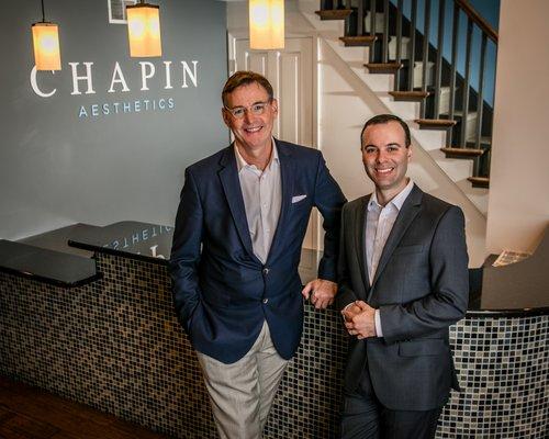 Dr. Scott Chapin and Dr. Noah Prince.  The plastic surgeons of Chapin Aesthetics in Doylestown, PA.