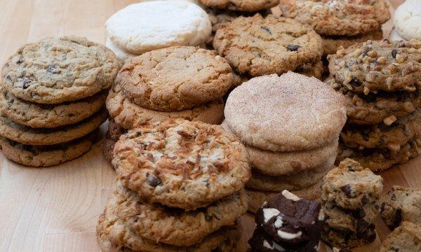 Fresh baked cookies. Made from scratch, using only the finest ingredients.