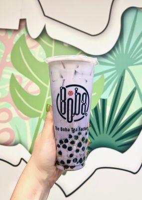 Taro Milk Tea w/ Boba