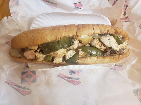 Chicken stir fry sub