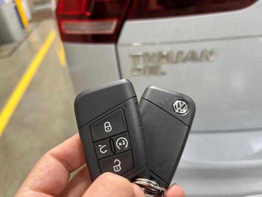 VW Tiguan replacement car keys in Walnut Creek