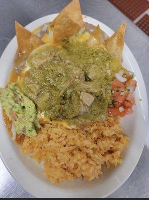 Chile verde huevos