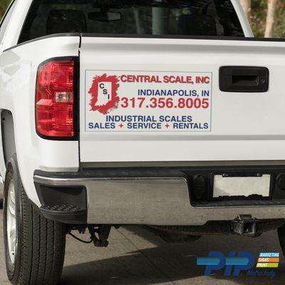 Custom car or truck magnets are perfect for company cars!