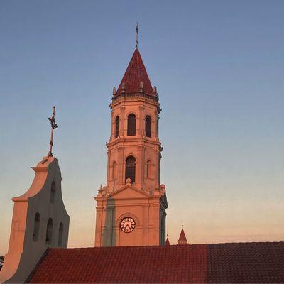 Located a window view away from the the Cathedral Basilica in the center of St. Augustine, Florida.