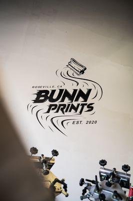 Bunn Prints Shop Decal