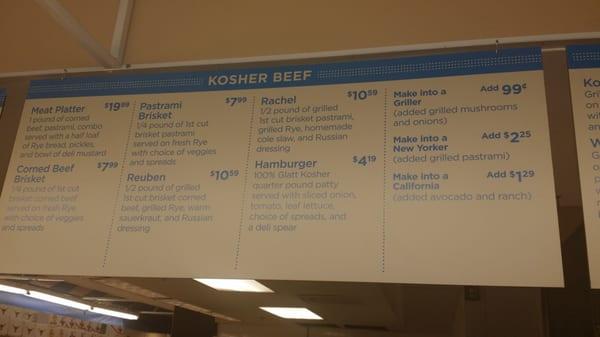 Kosher Beef Sandwiches