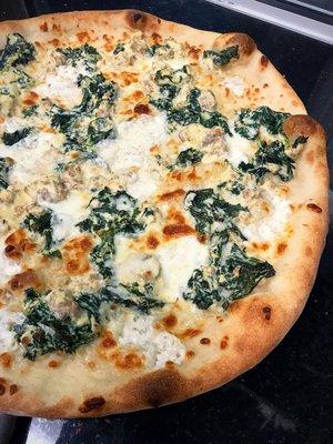 Kale, ricotta, and sausage special