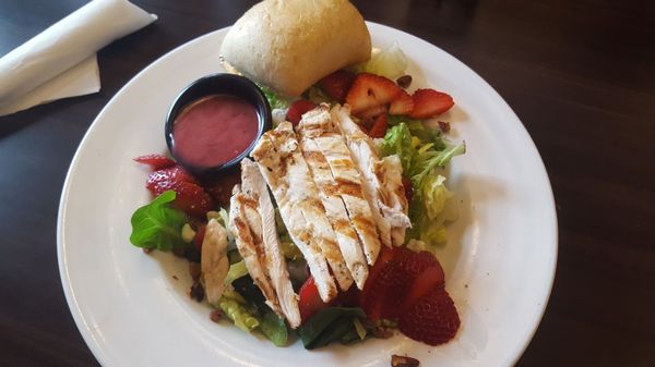 Berry salad - very light and fresh.