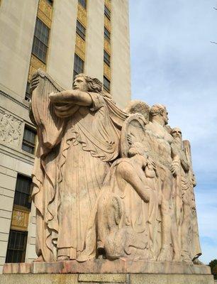 Adolph Weinman, Edward Sanford, George Snowden, Joseph Kisselewski; allegorical sculpture group depicting triumph, law, progress & harmony