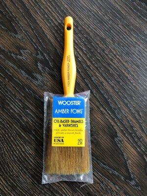 Found the perfect brush to paint my outdoor chairs.