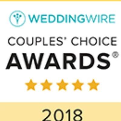 Back to Back Wedding Wire Couple's Choice Award winner